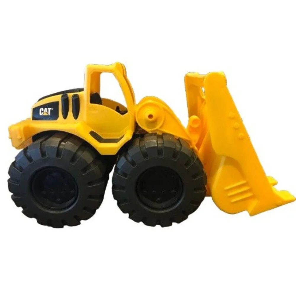 BULLDOZER • Caterpillar CAT Tough Tracks Construction Toy Yellow 7